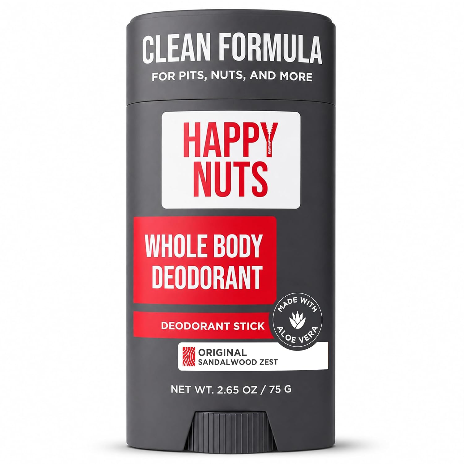 Detalle de Happy Nuts Whole Body Deodorant, 2.65 Ounce