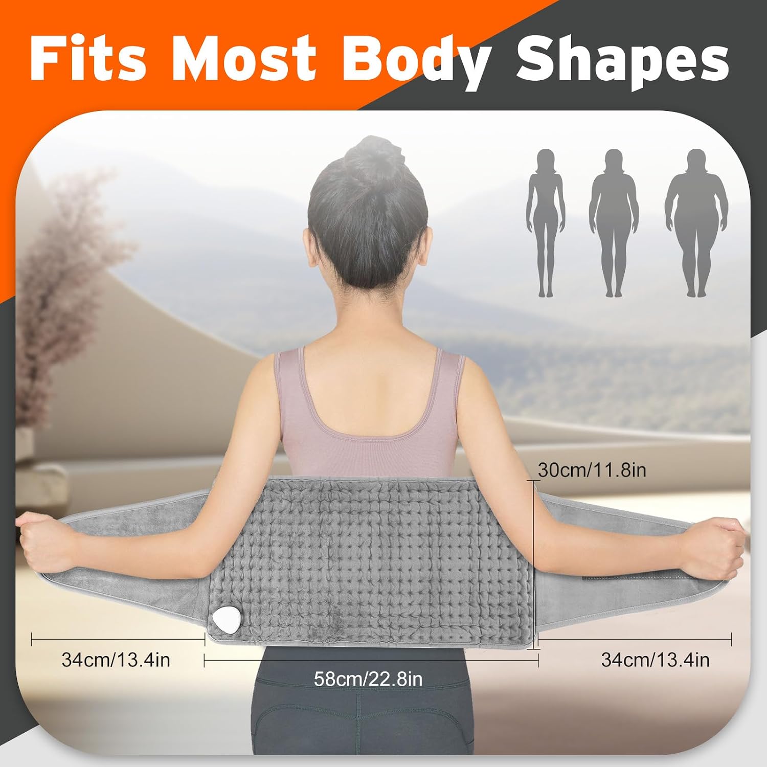 Thumbnail 6 de Electric Heating Pad Wrap 12" x 50