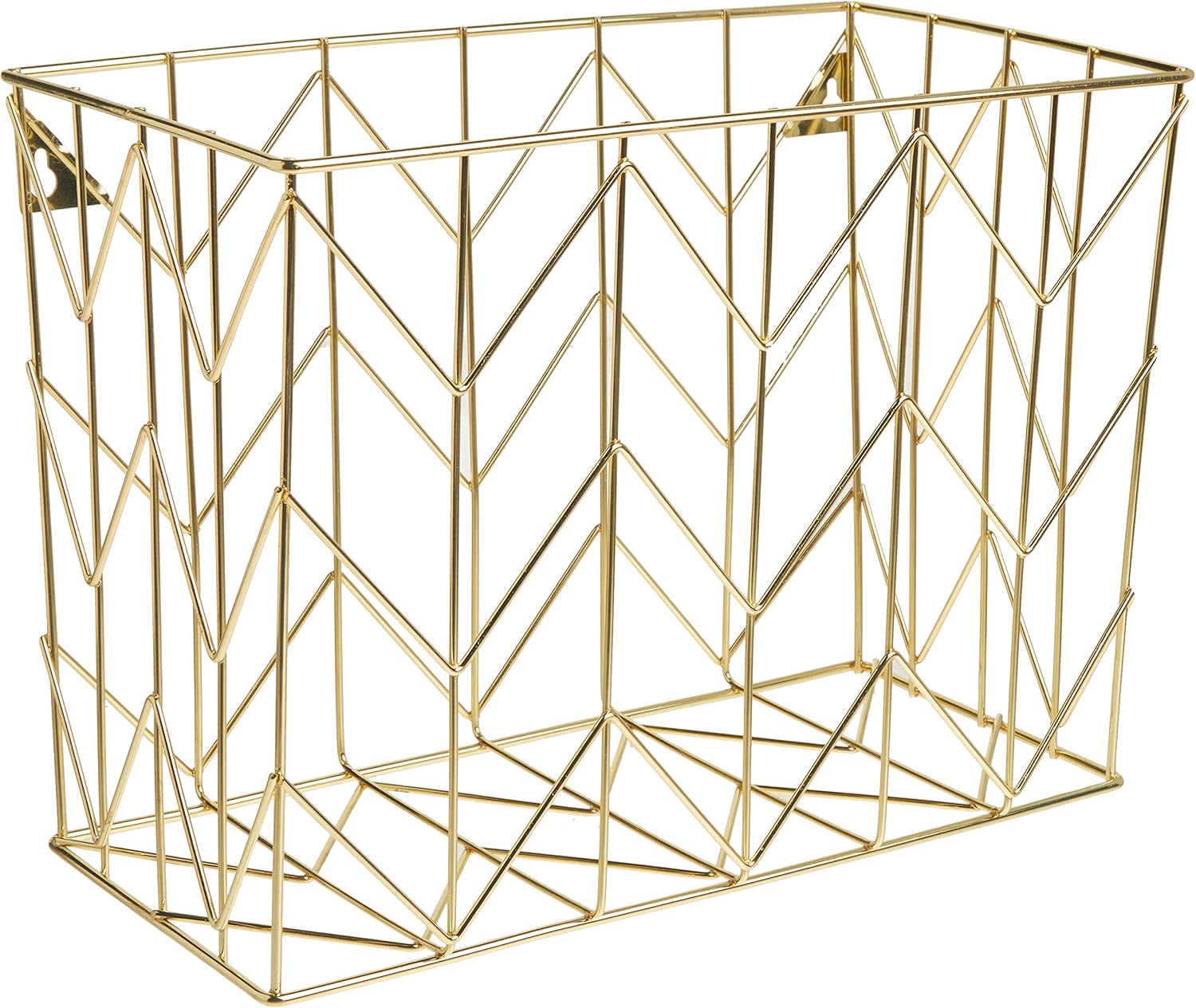U Brands 894U02-06 Hanging File Organizer, Gold 🗂