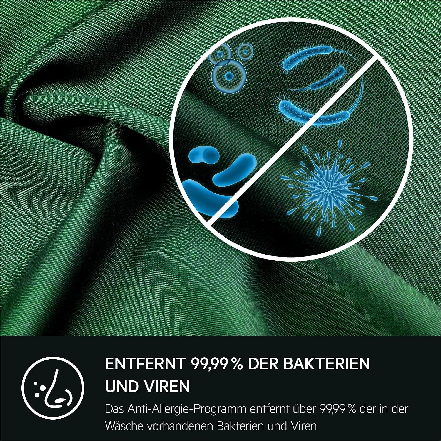 Detalle de AEG Waschmaschine Serie 6000 8 kg mit ProSense Mengenautomatik – L6AMZ48FL