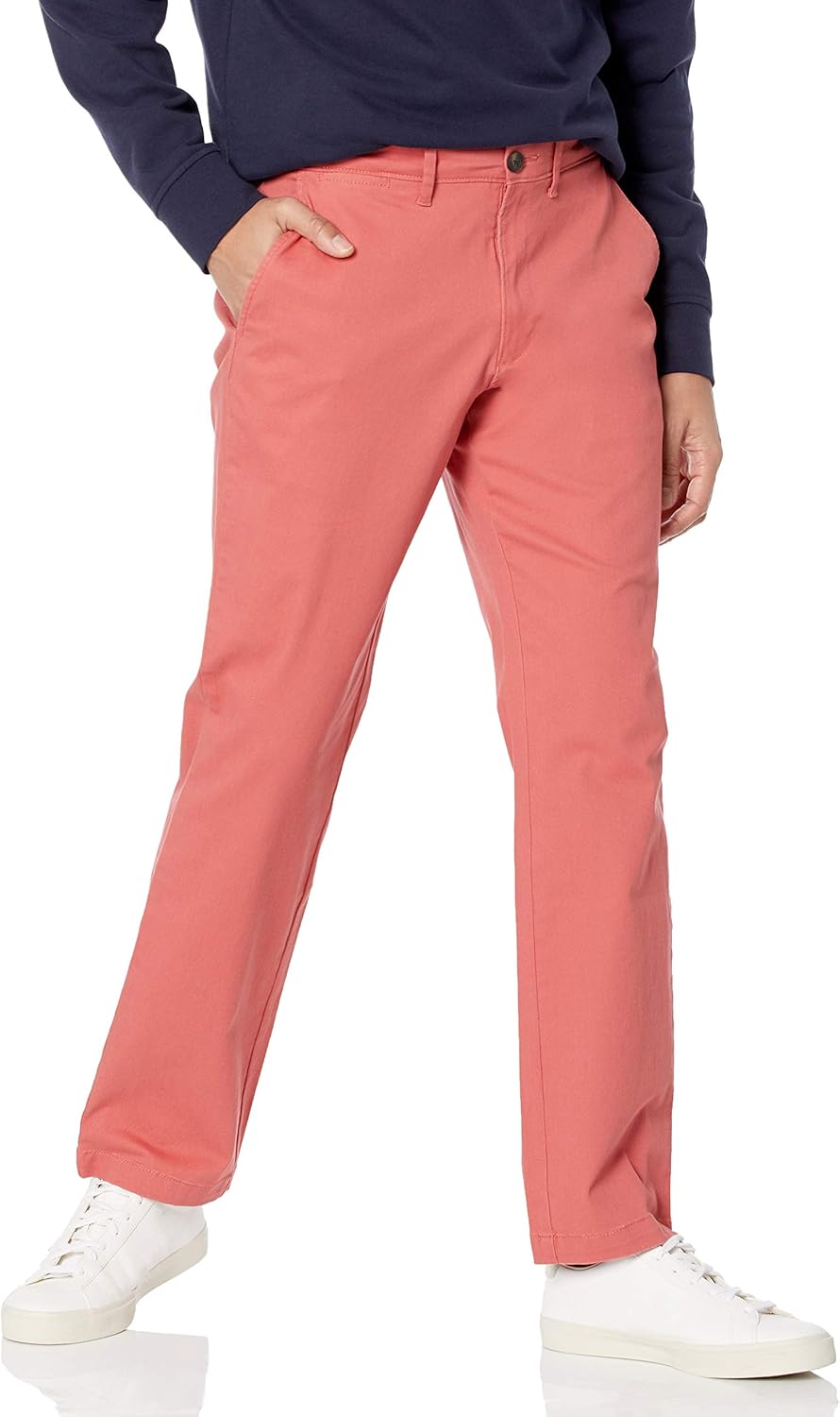 Thumbnail 4 de Amazon Essentials men’s straight-fit casual stretch chino trousers in khaki
