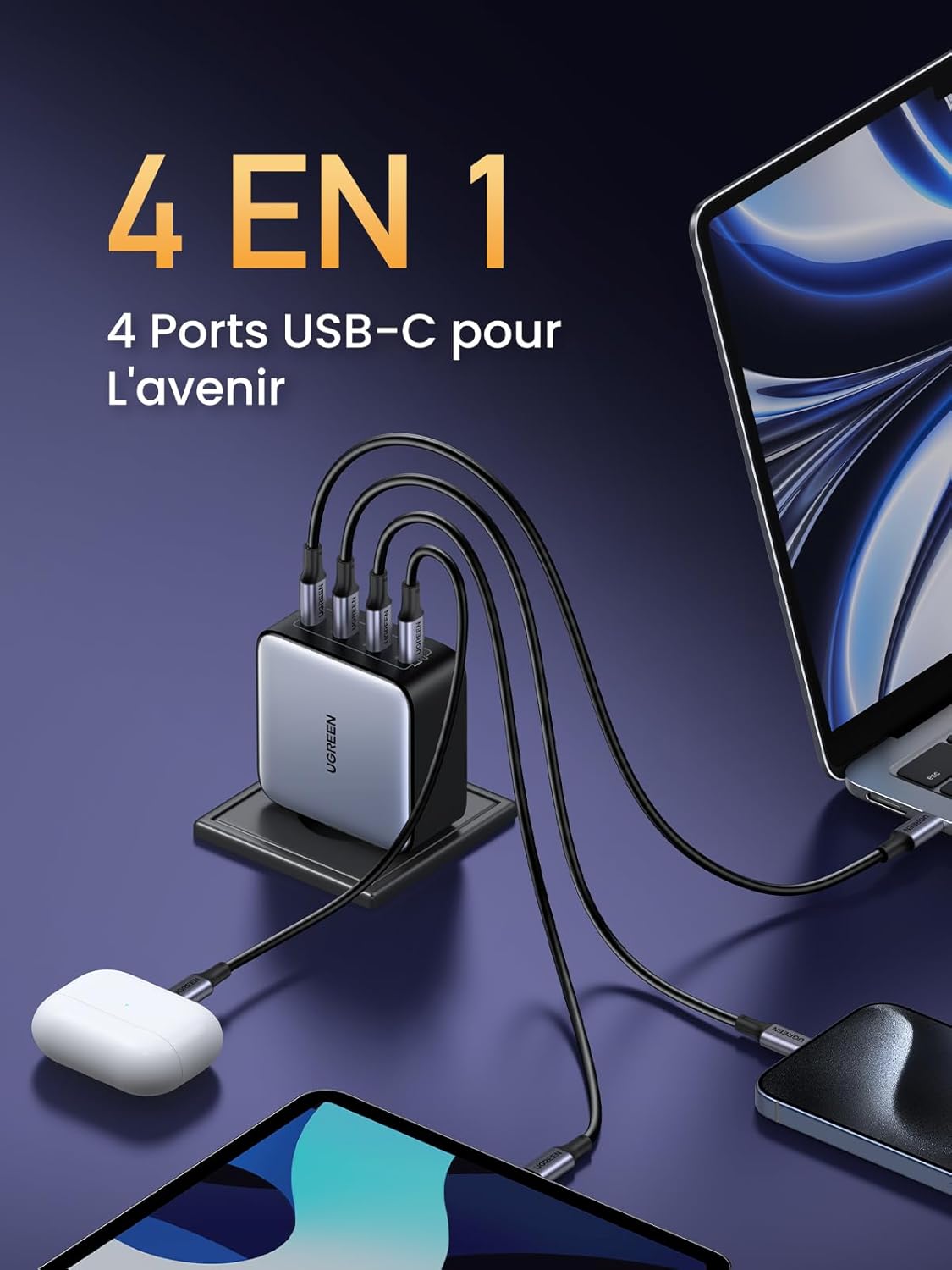 Thumbnail 2 de UGREEN Nexode 100W chargeur USB-C rapide