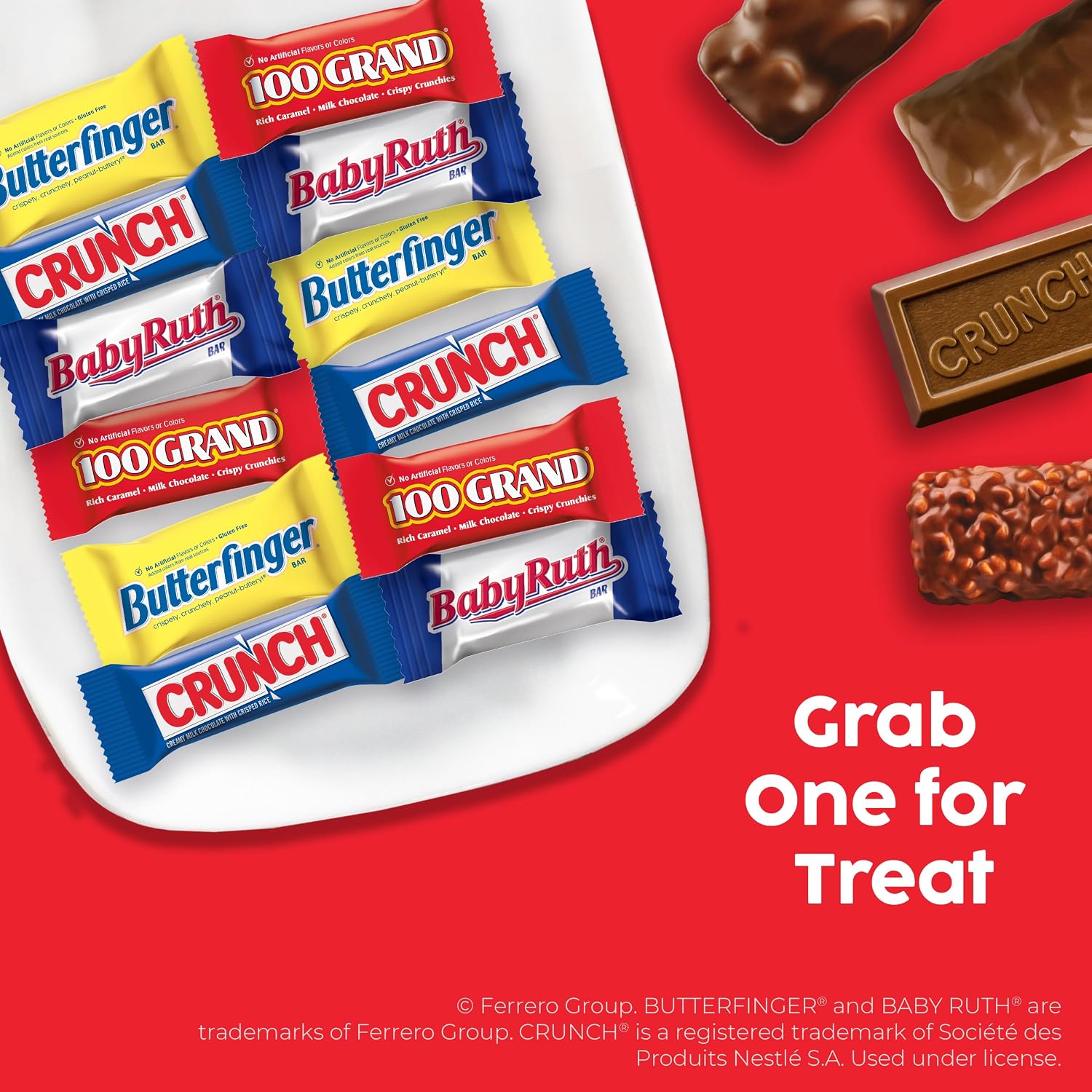 Thumbnail 5 de Butterfinger, CRUNCH, Baby Ruth & 100 Grand Halloween Candy, 100 Count