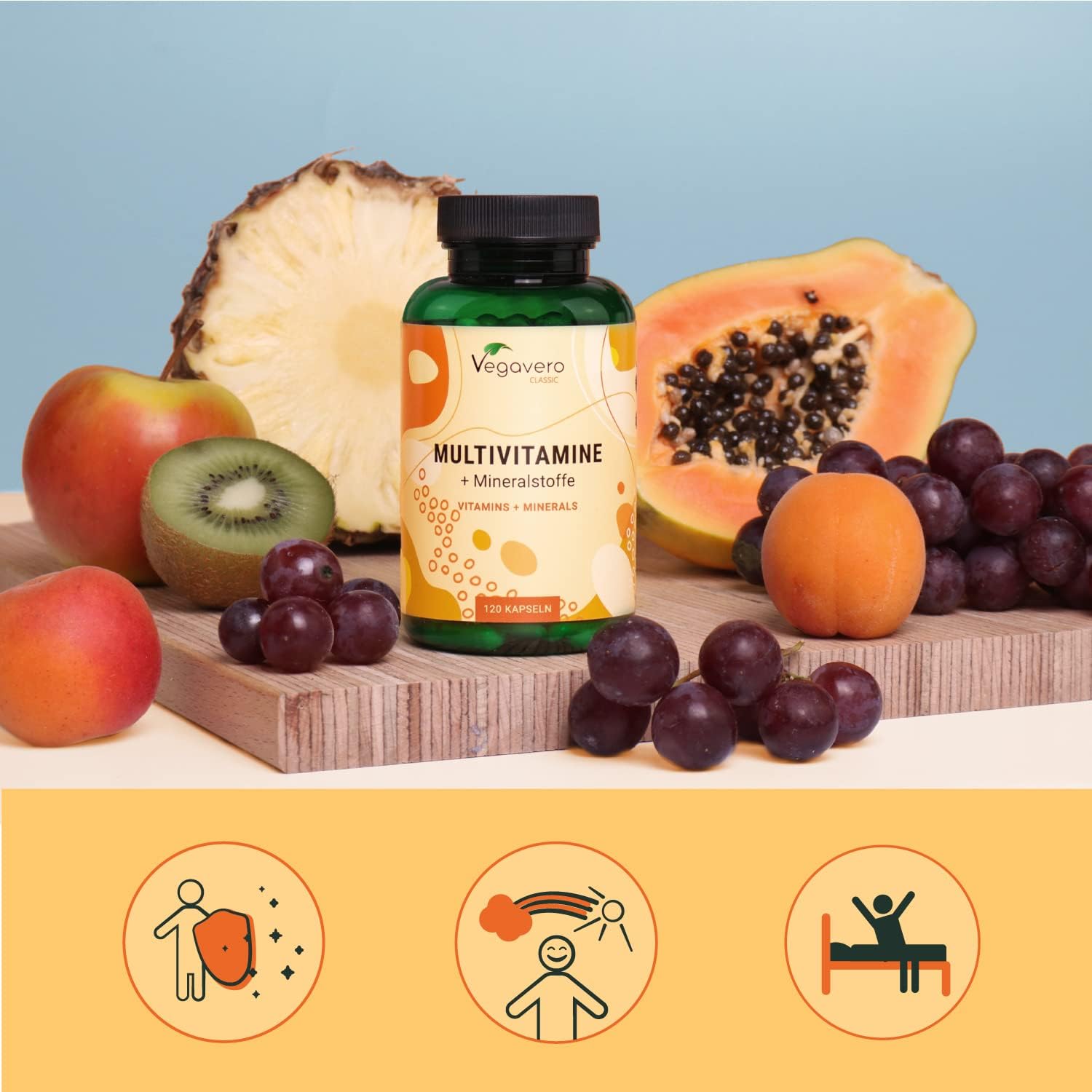 Thumbnail 4 de MULTIVITAMINICO Multiminerale Vegavero® – Senza additivi, vegan e di qualità tedesca