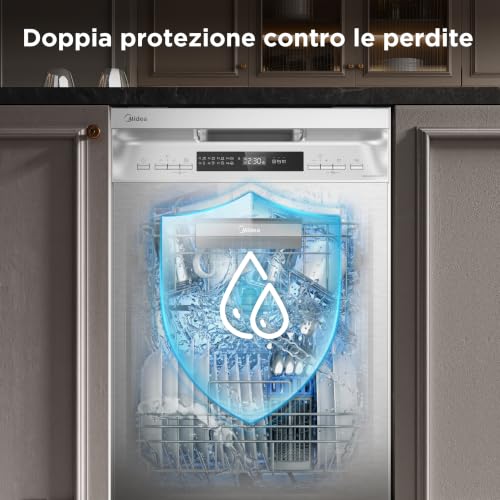 Thumbnail 8 de Midea MFD45S200X.1-IT: lavastoviglie slim da 10 coperti con 8 programmi e lavaggio a basso consumo