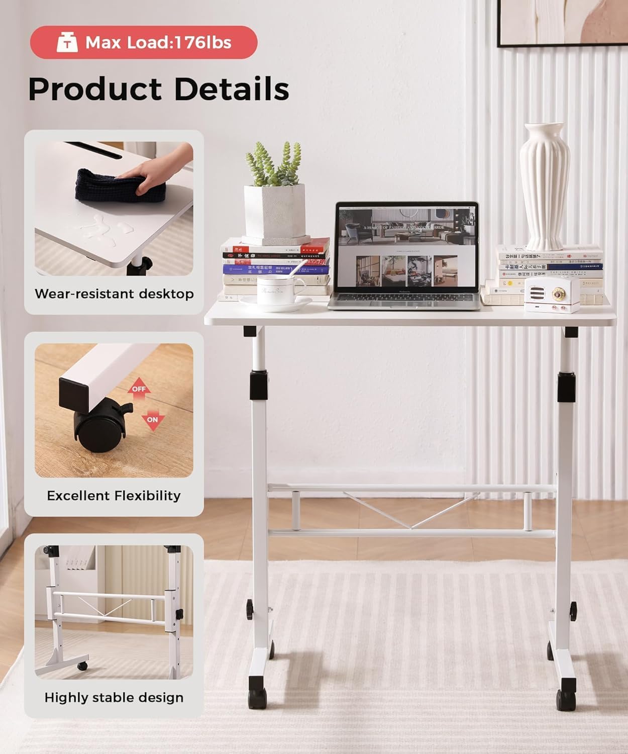 Thumbnail 5 de Standing Desk Adjustable Height 70–110 cm