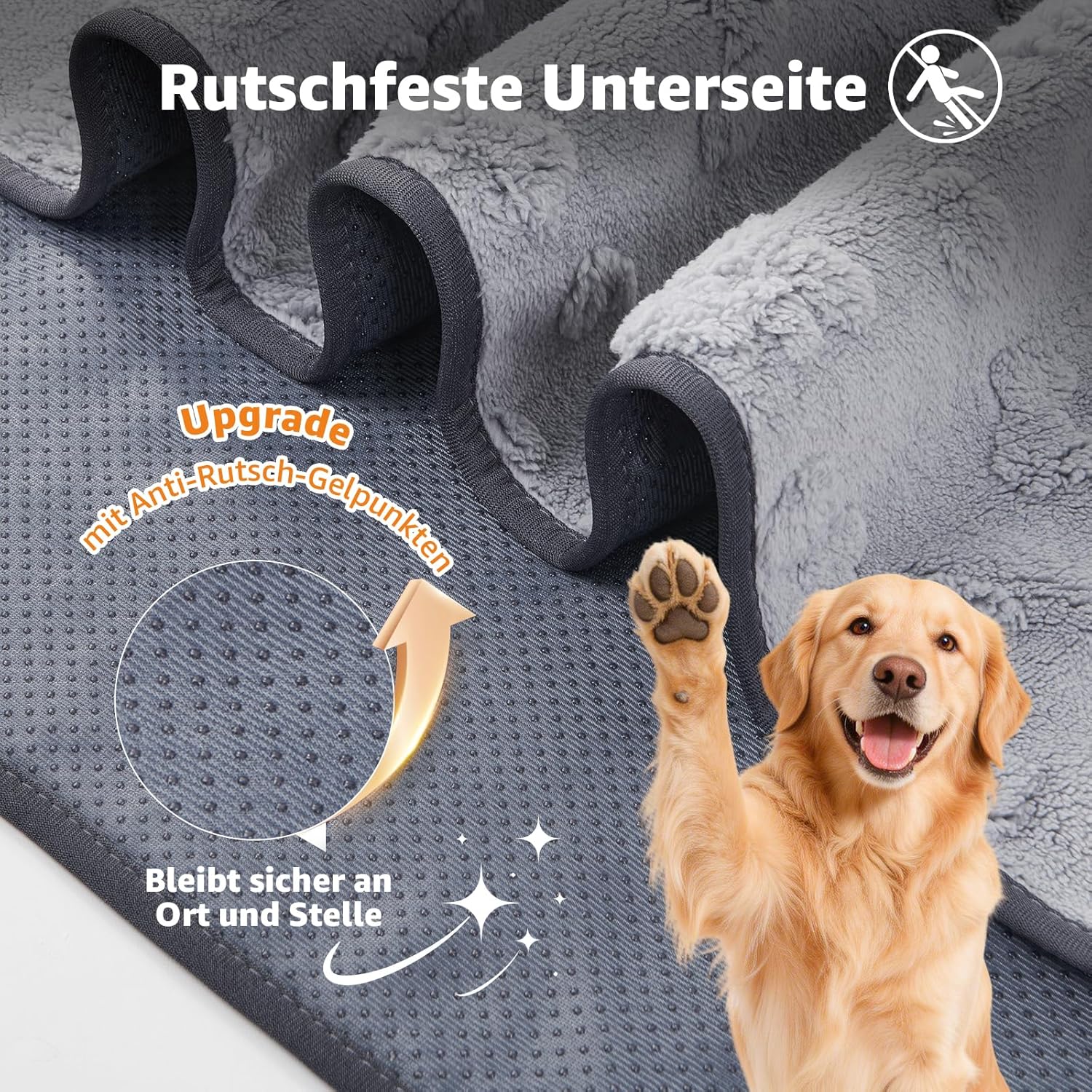 Thumbnail 3 de Waschbare Welpen-Unterlagen 100 x 70 cm (2er-Set) – 4-lagige, auslaufsichere Pipi-Pads für Hundebox & Welpenauslauf