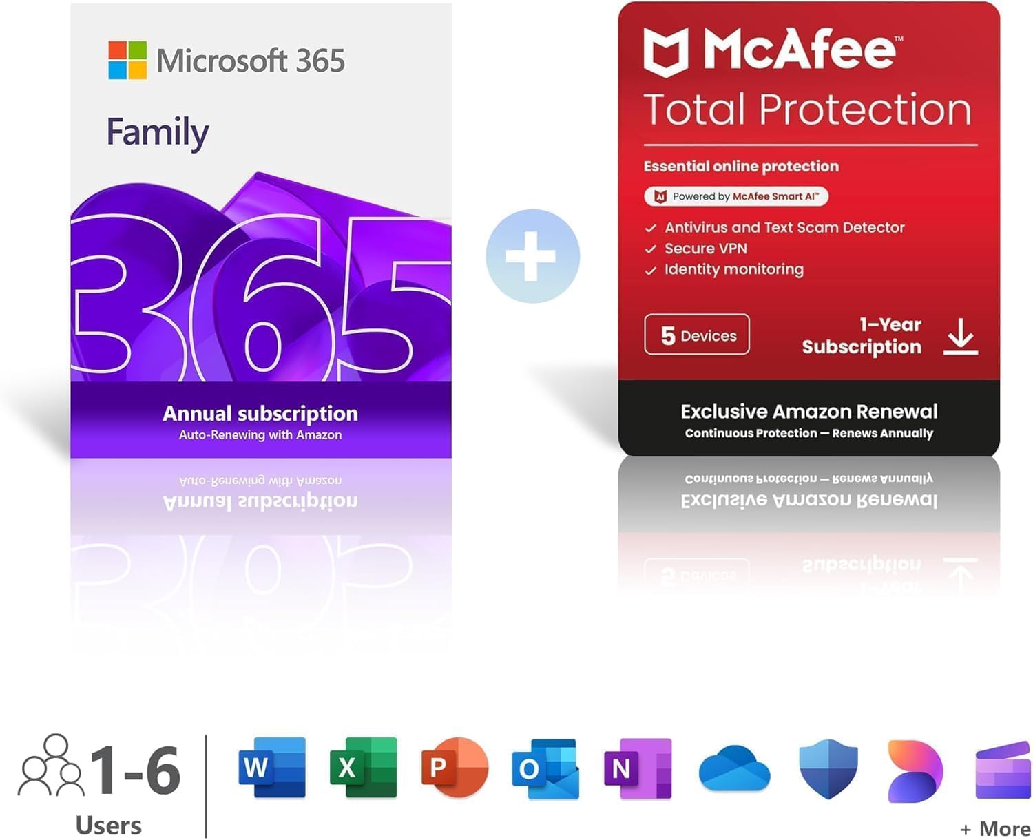 Microsoft 365 Family (6 Users) with AI Office Apps and 6TB Cloud Storage