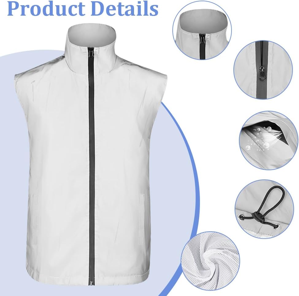 Thumbnail 2 de BSBUY Veste sans manches vélo Gilet réfléchissant Haute Visibilité