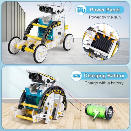 Detalle 2 de Buoeuik Robot Solar 13 en 1: kit robótica educativa para niños