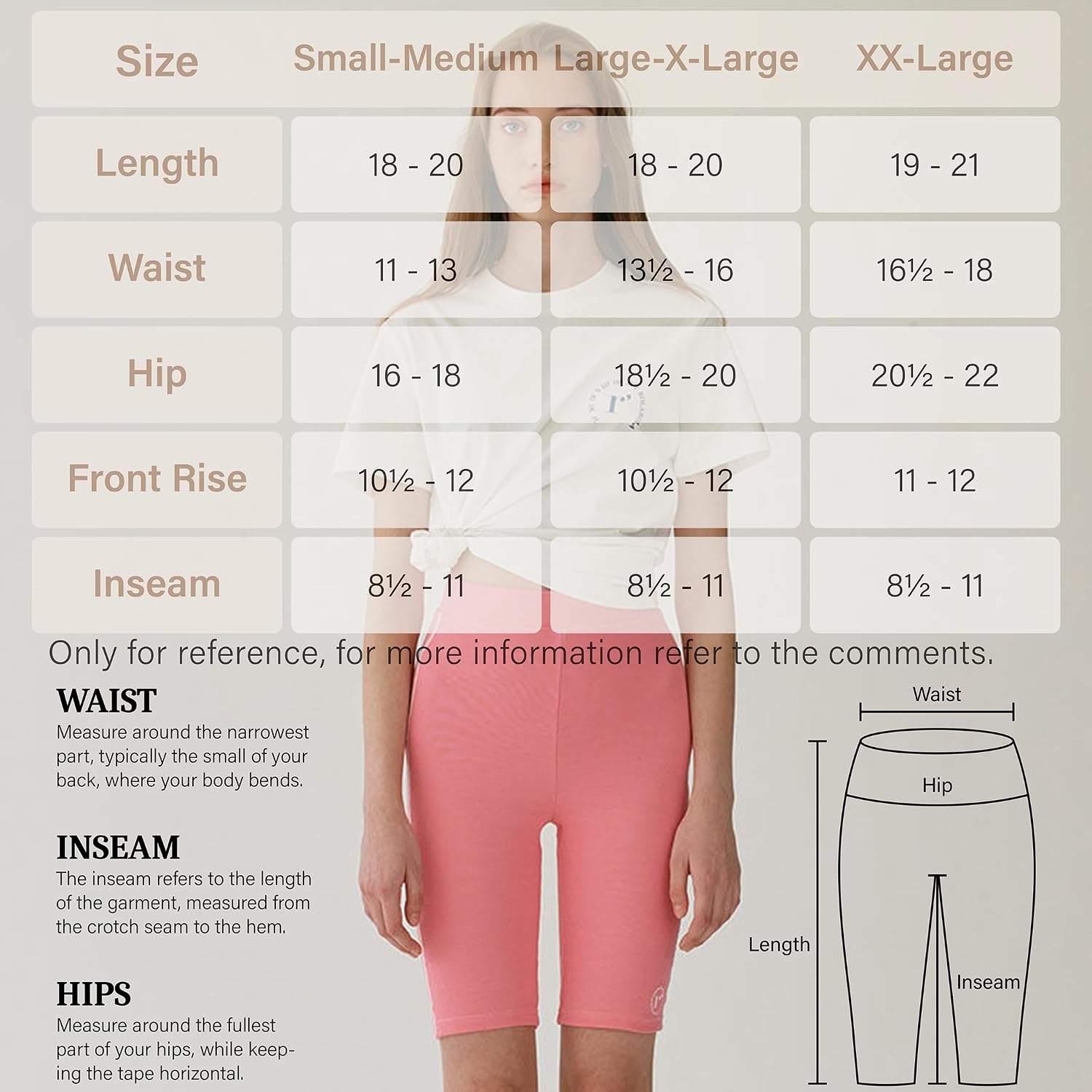 Thumbnail 5 de Blisset Women's High-Waisted Capri Leggings, Tummy Control & Side Pockets