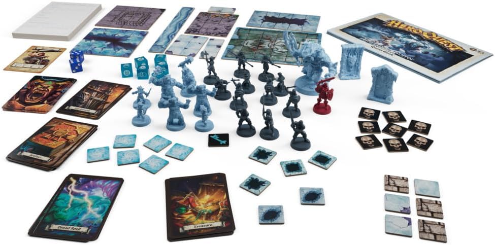 Detalle de HeroQuest The Frozen Horror Quest Pack 拡張セット|10クエスト・未塗装ミニチュア21個