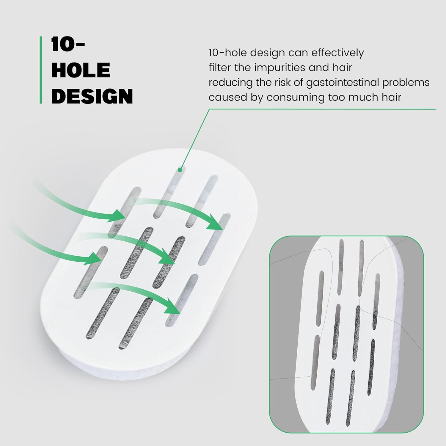 Thumbnail 2 de DOOOB Katzenwasserbrunnenfilter 60 g 24 Stück