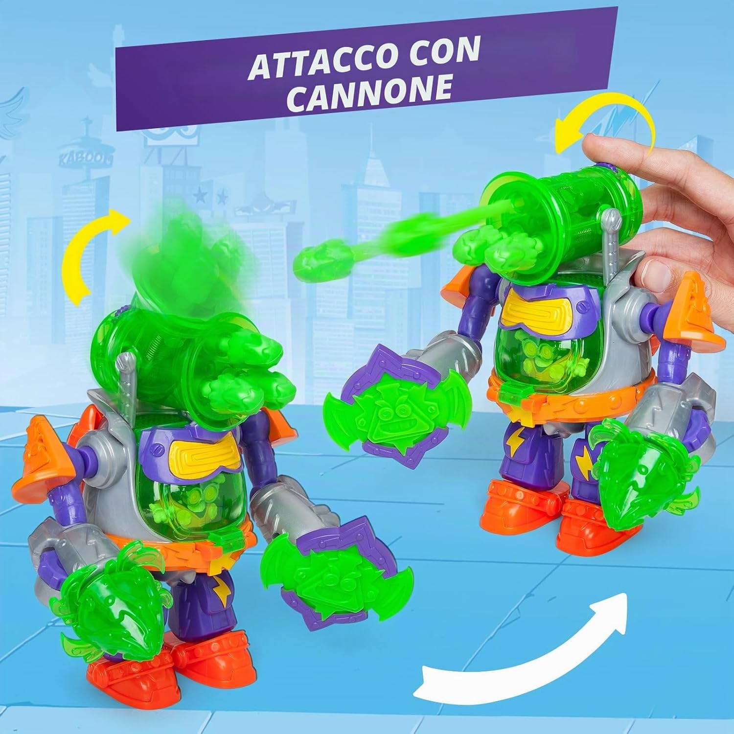 Thumbnail 5 de SUPERTHINGS Ultra Striker Professor K (Kazoom Power) con robot, Professor K esclusivo e 3 proiettili