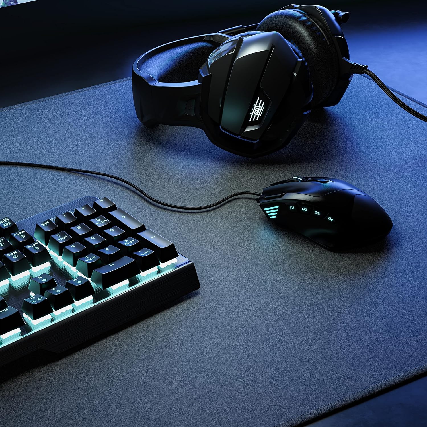 Detalle de TITANWOLF Oversized Gaming Mouse Pad 1000x600mm