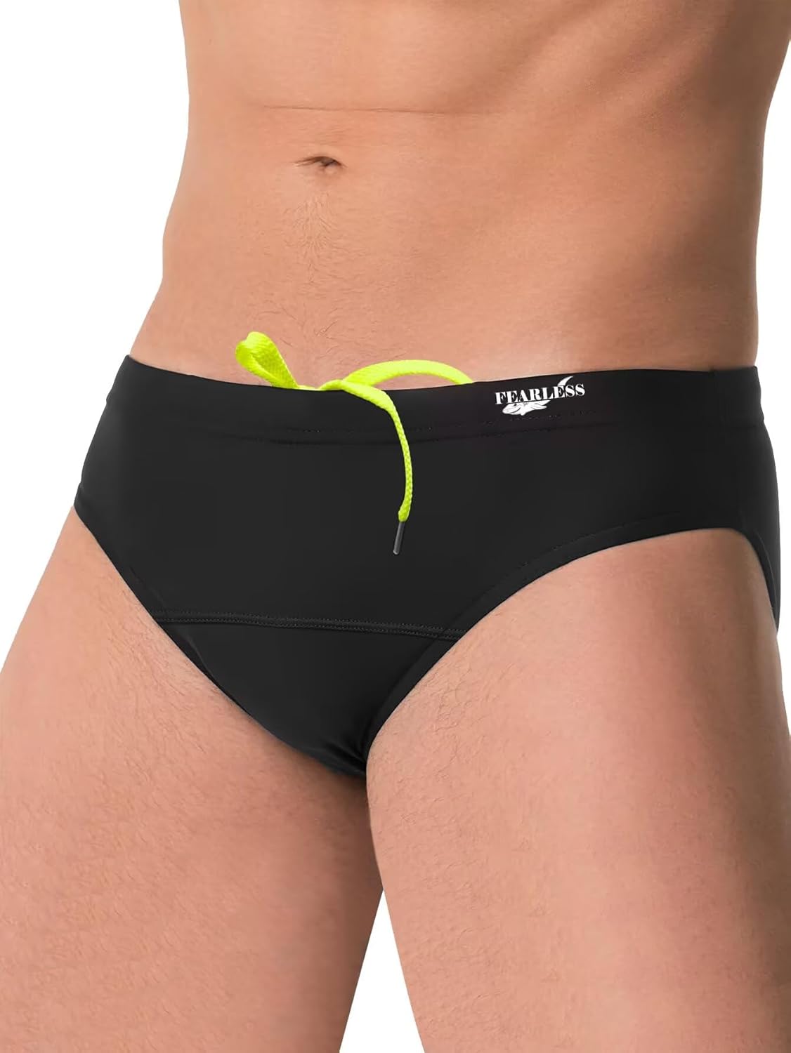 Thumbnail 5 de Men's Swim Briefs Drawstring Low Waist Triangle Swim Trunks – Solid Colour