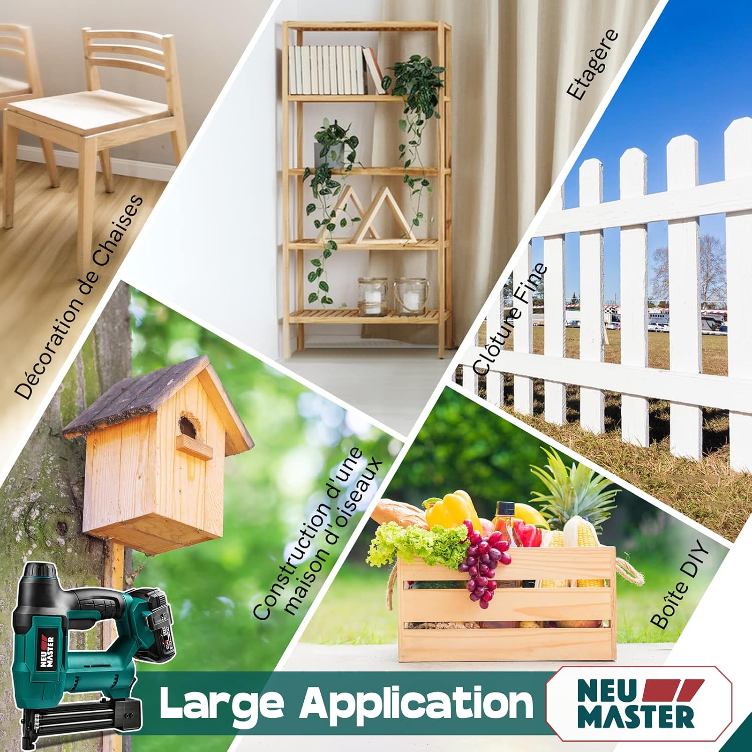 Detalle 2 de NEU MASTER Cloueuse sans fil 18V