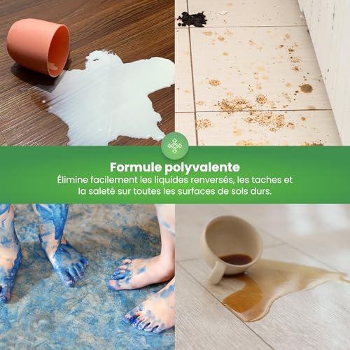 Detalle de PURIVITA Nettoyant Sol Concentré Aspirateur Laveur – Magnolia, 1L