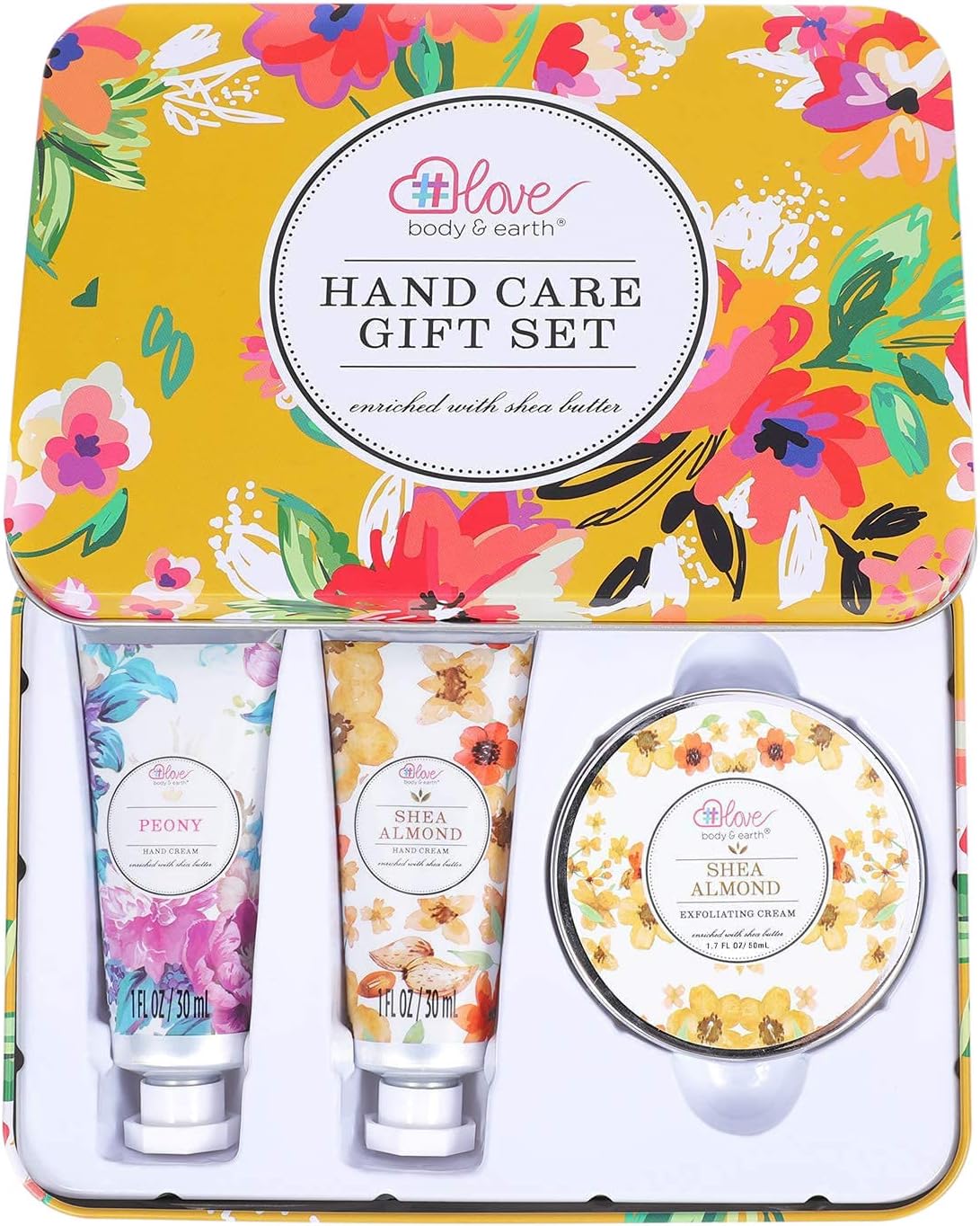 Detalle de BODY & EARTH # LOVE BEL-HC-14 Hand Cream Set, 3-Piece with Shea Butter