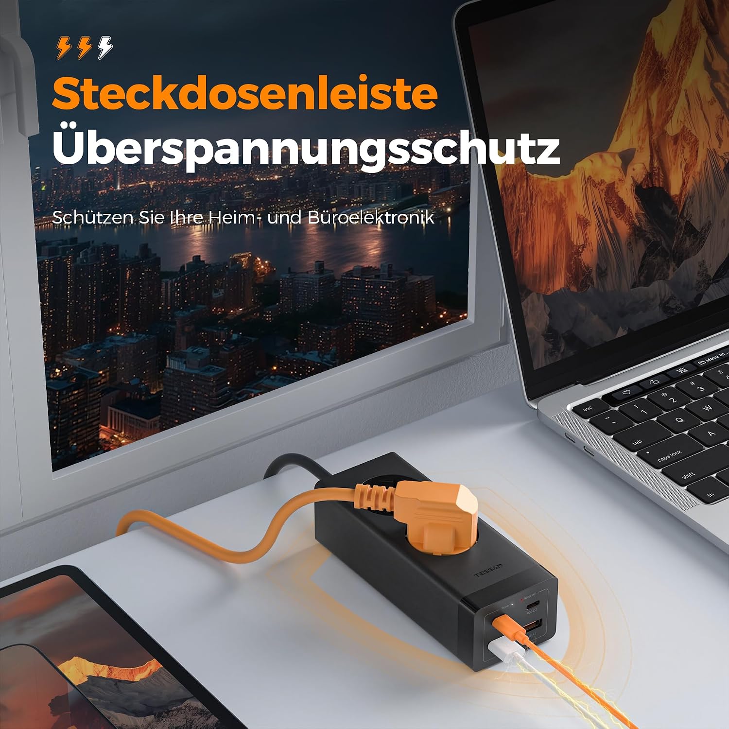 Thumbnail 4 de TESSAN 30W USB C Steckdosenleiste