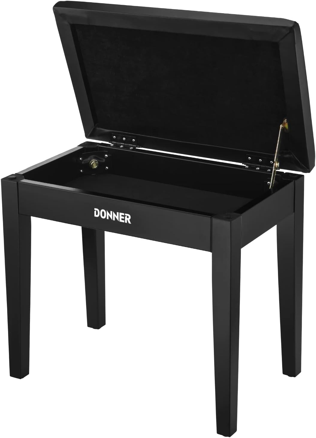 Detalle de Donner Piano Bench, Solid Wood