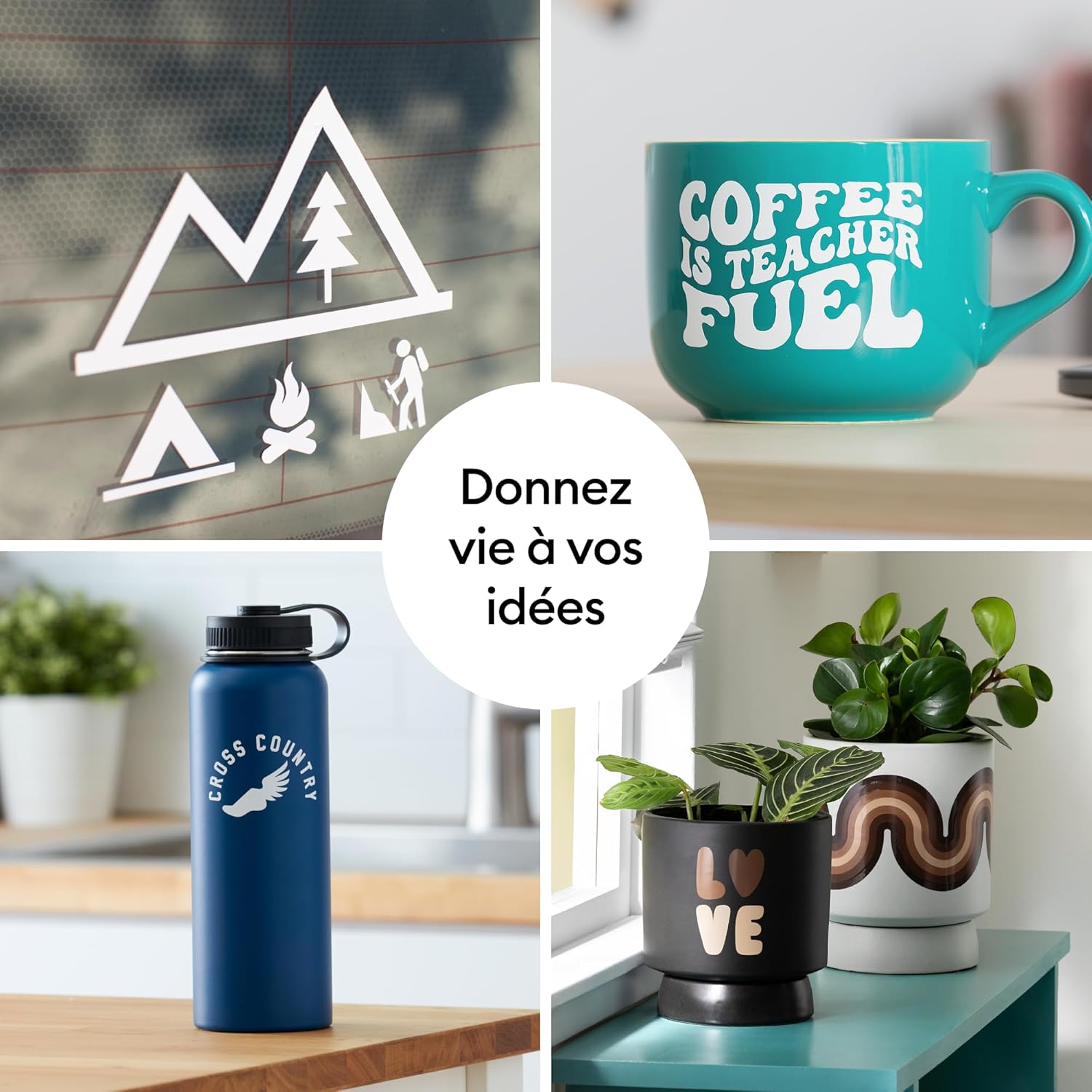 Thumbnail 3 de Cricut Vinyle Premium Permanent 30×30 cm — assortiment 6 feuilles 🎨