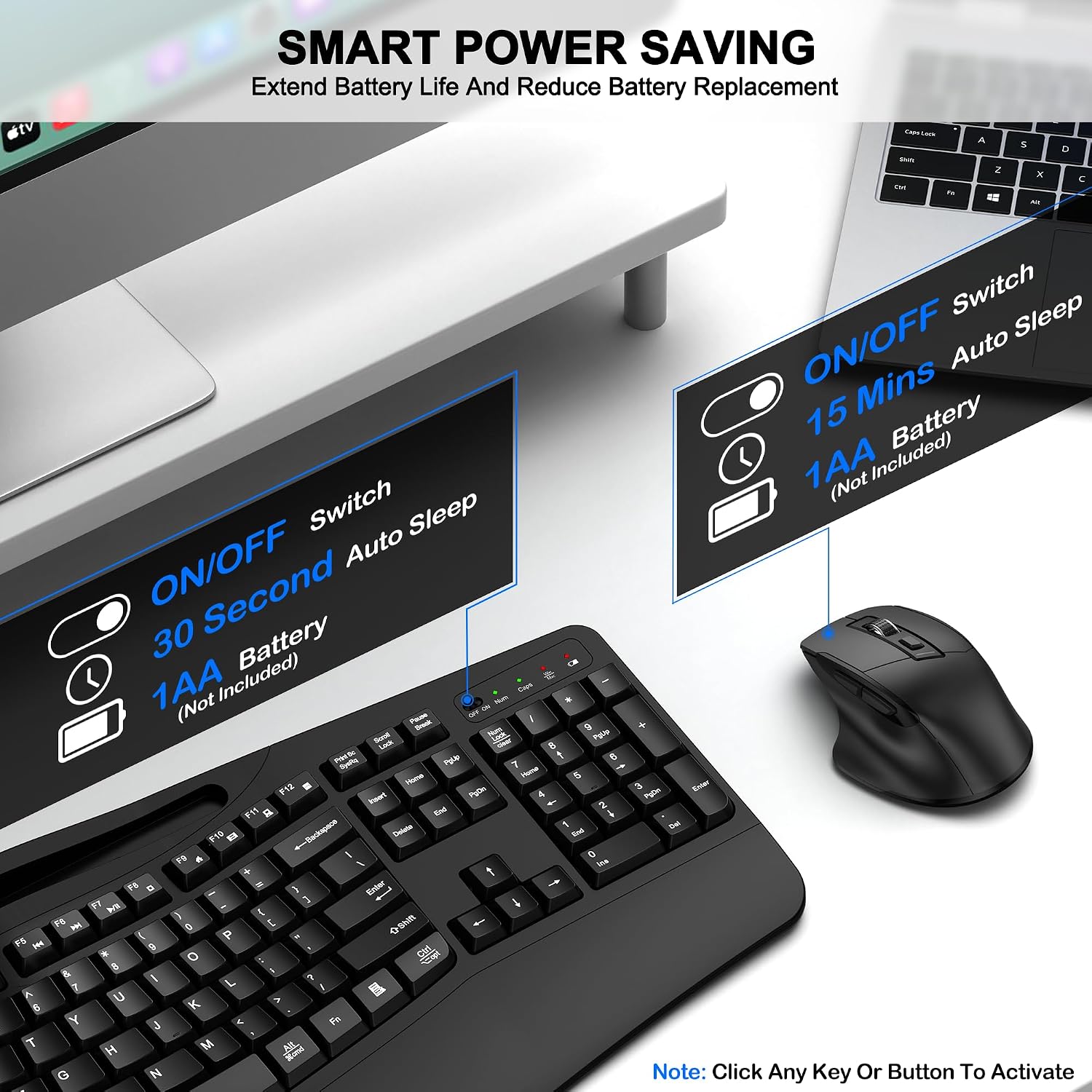 Detalle de Wireless Keyboard and Mouse Combo, Full Size