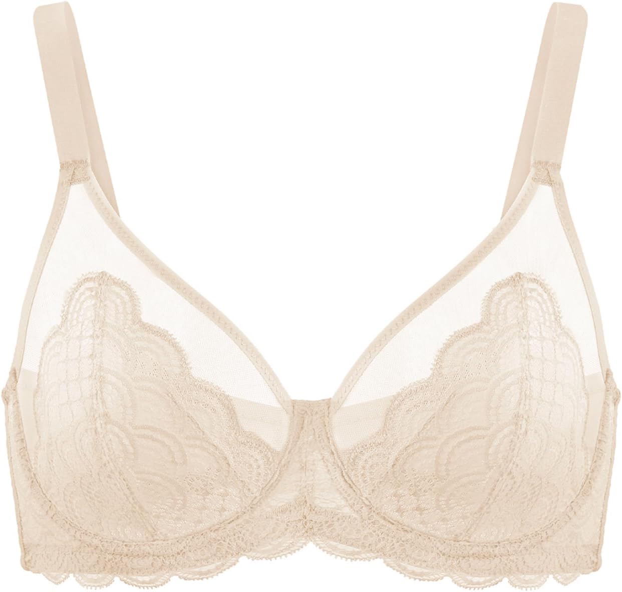 Thumbnail 4 de HSIA Mermaid Scales Minimizer Bra 32–46