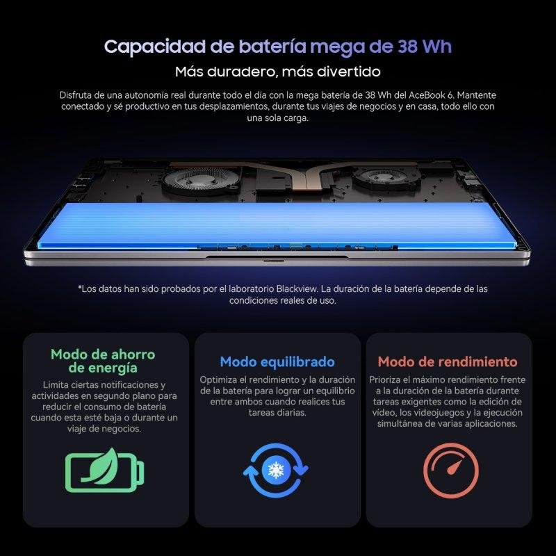 Thumbnail 3 de Blackview Acebook 6: Ryzen 5 3500U, 16 GB RAM y 256 GB SSD con Windows 11
