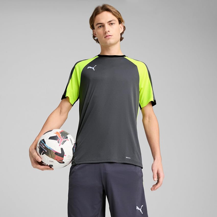 Detalle 1 de PUMA IndividualLIGA camiseta de hombre Galactic Gray
