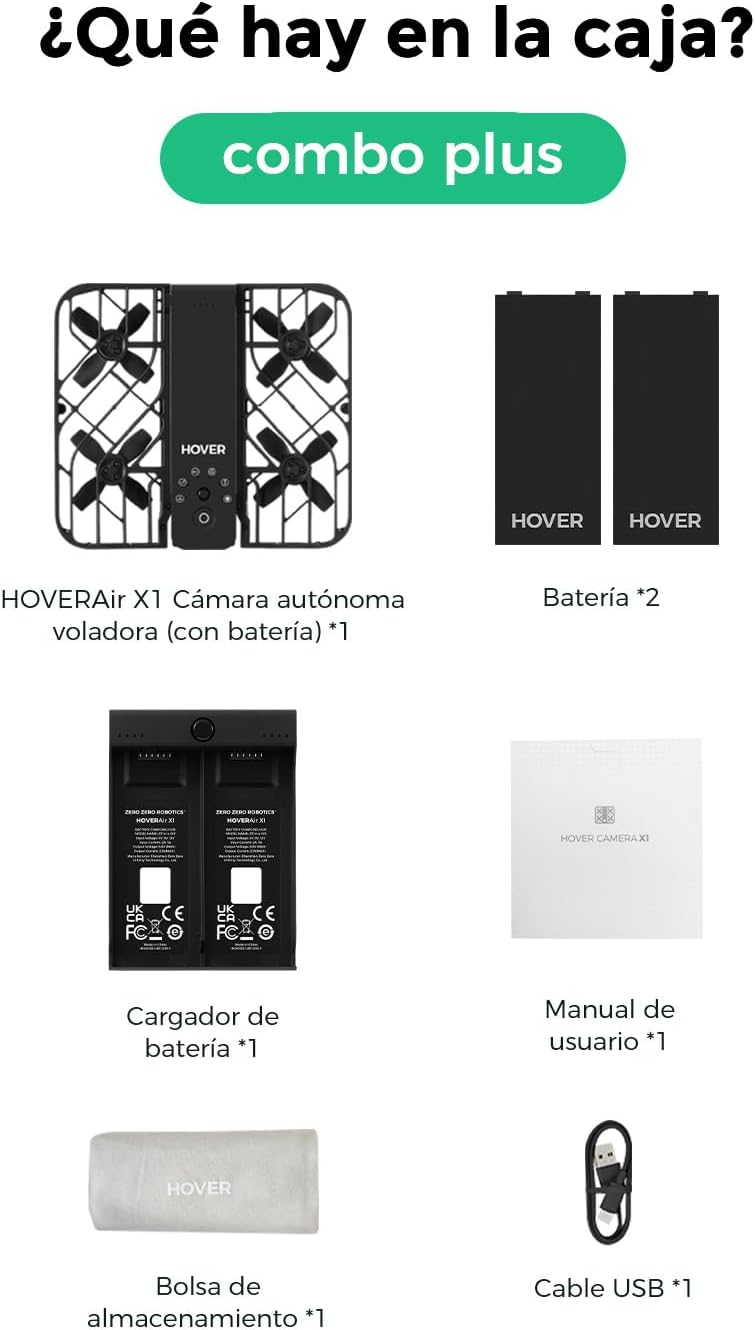Thumbnail 9 de HOVERAir X1 Dron con Cámara HDR 🎥 - Mini Dron Portable