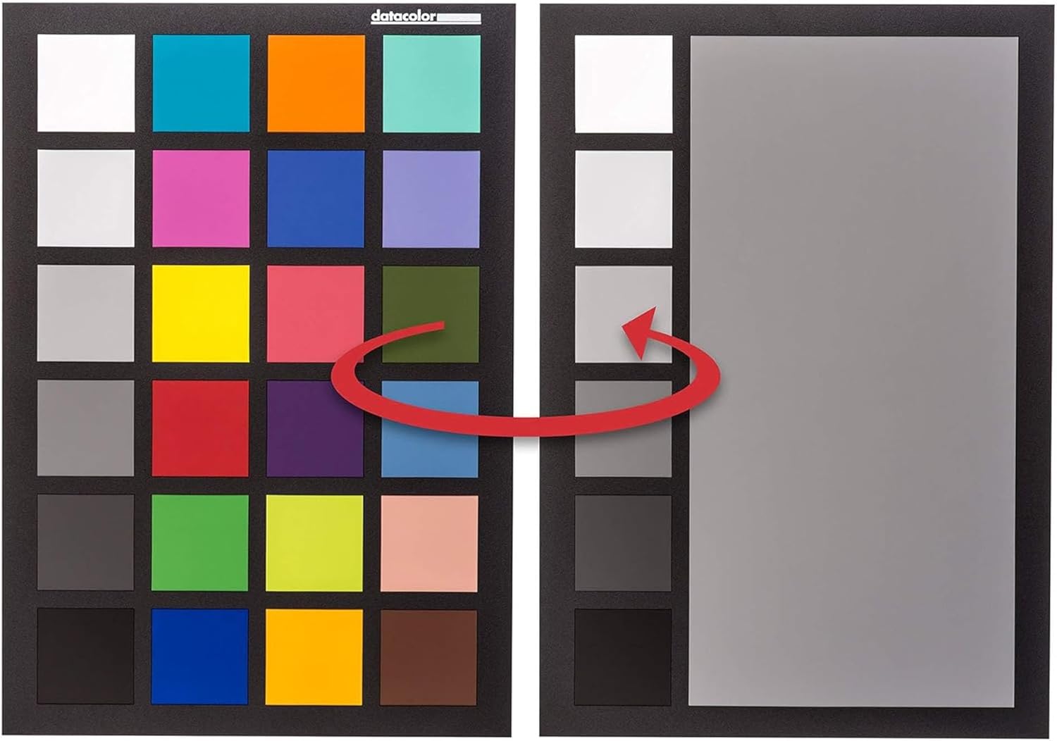 Datacolor SpyderCheckr24 – Carte couleur pour calibrage photo avec 24 patchs couleur (Noir)