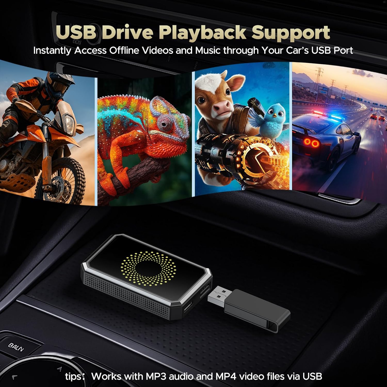 Thumbnail 5 de TOGUARDGO Wireless CarPlay Adapter, 3-in-1