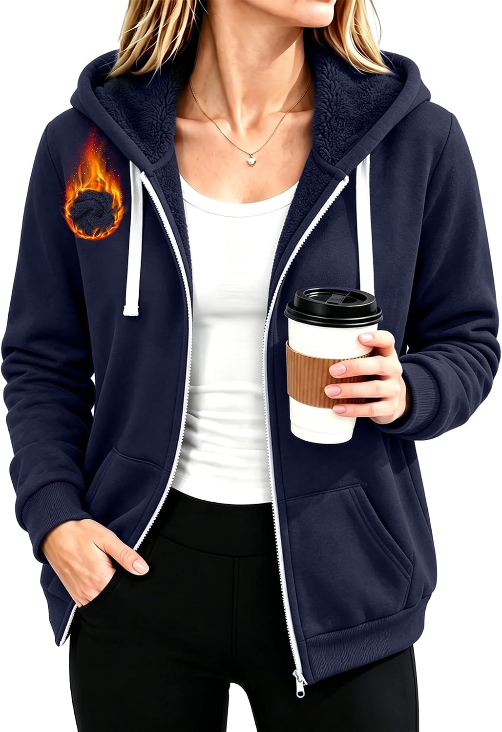 Thumbnail 6 de GEEK LIGHTING Women's Sherpa-Lined Hoodie
