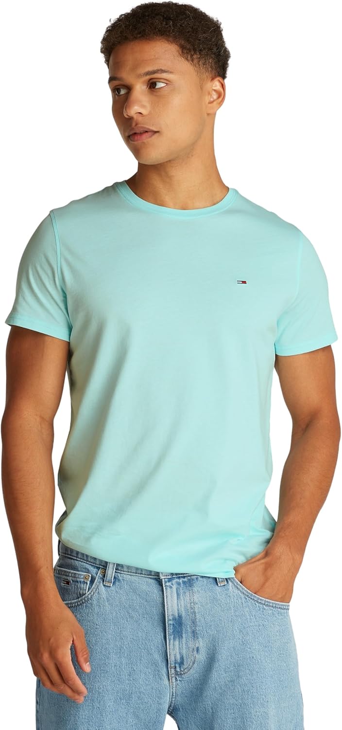 Thumbnail 5 de Tommy Jeans Camiseta Slim Fit Manga Corta ❤️ Rose Red XS