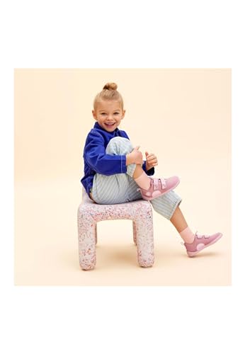Detalle 2 de Affenzahn Barfußschuh Baumwolle Lucky – Pink, Vegan, Klettverschluss, Größe 21–32