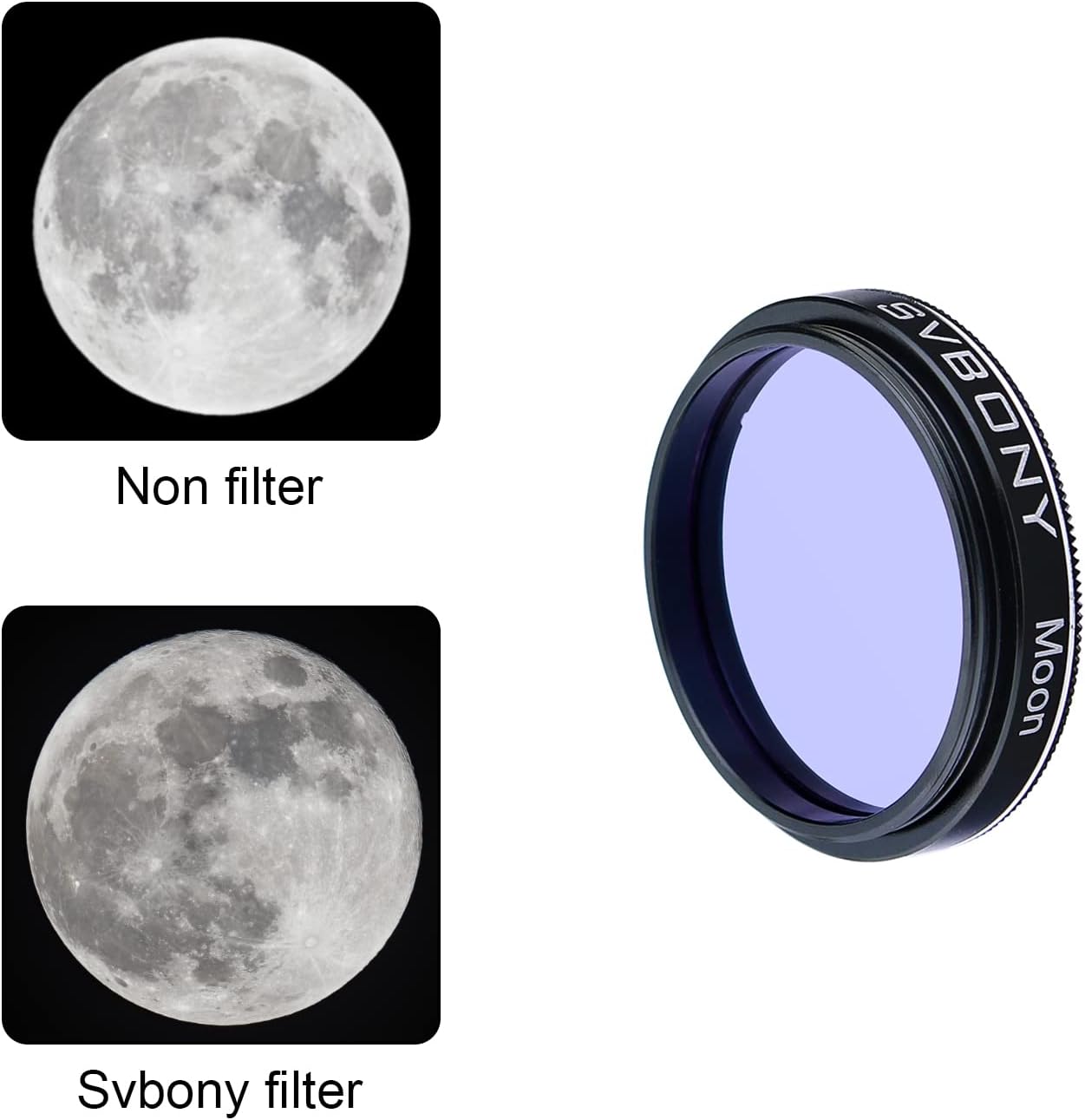 Thumbnail 1 de Svbony Filtre Lunaire 1,25" pour Télescope