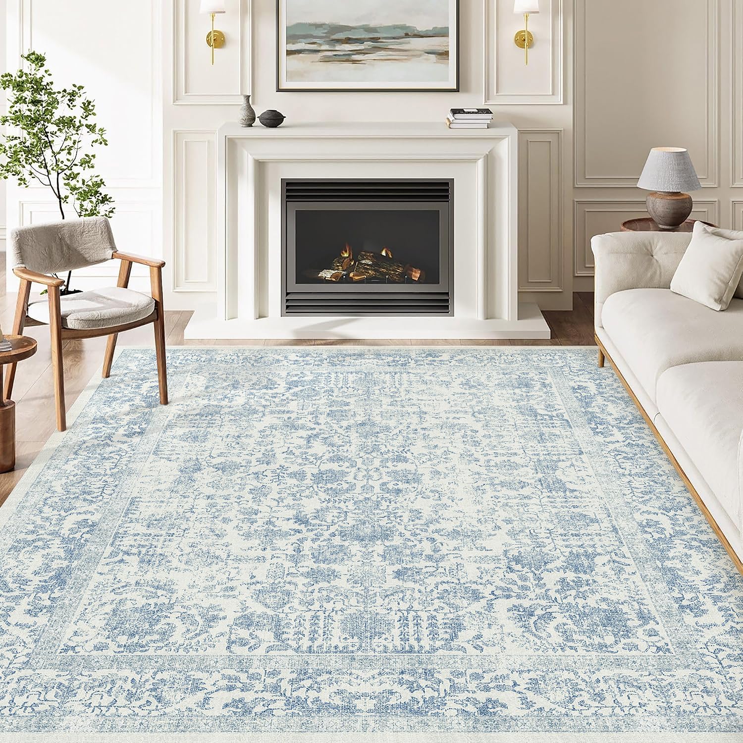 Thumbnail 6 de HUGEAR Alfombra salón azul 150x210 cm