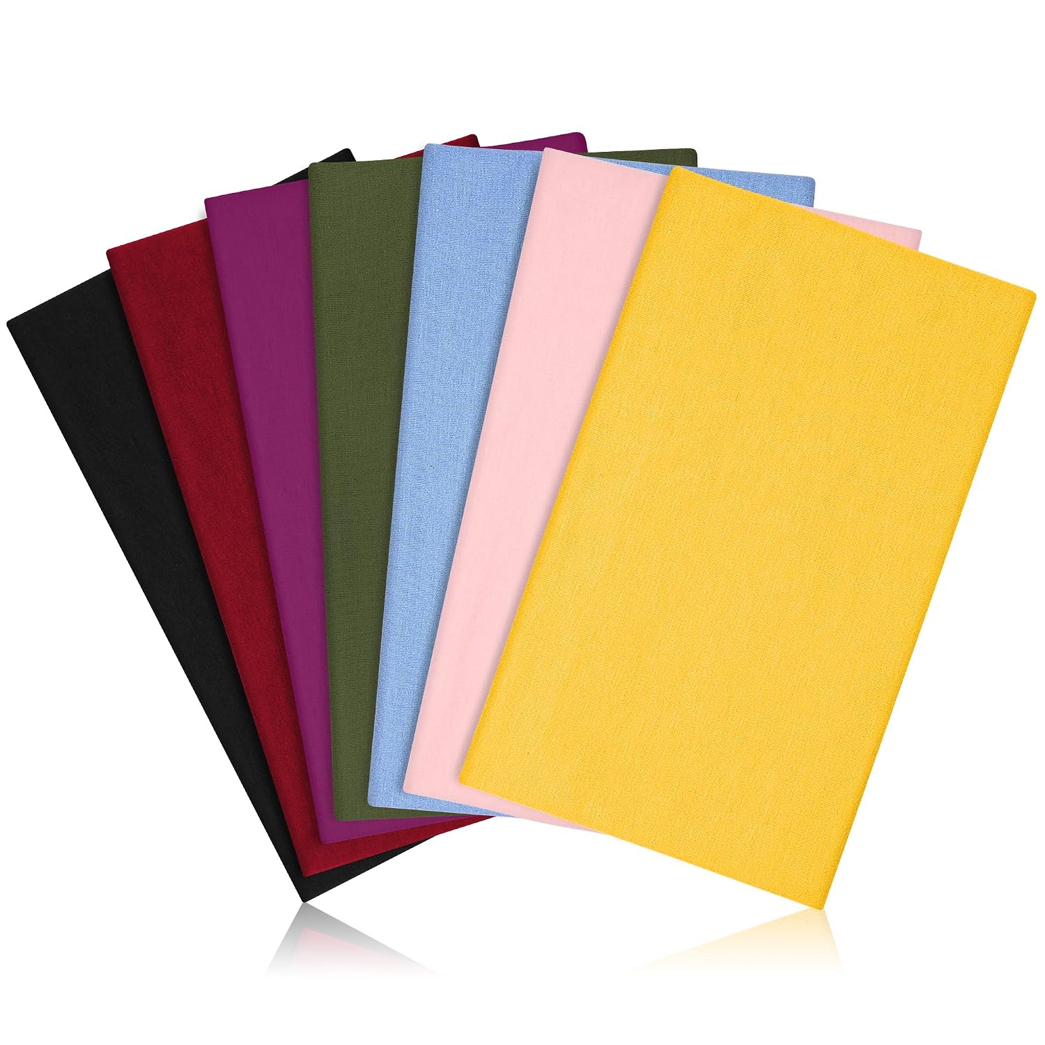 Detalle de DiyJibb 7-Pack Wide Headbands for Women, Soft Stretchy Cloth, 7 Colors