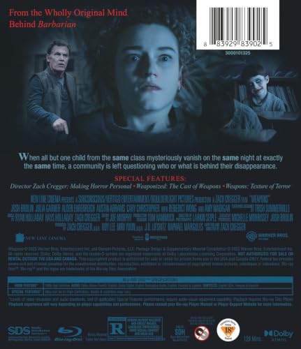 Detalle 1 de Weapons (Blu-ray) by Warner Bros