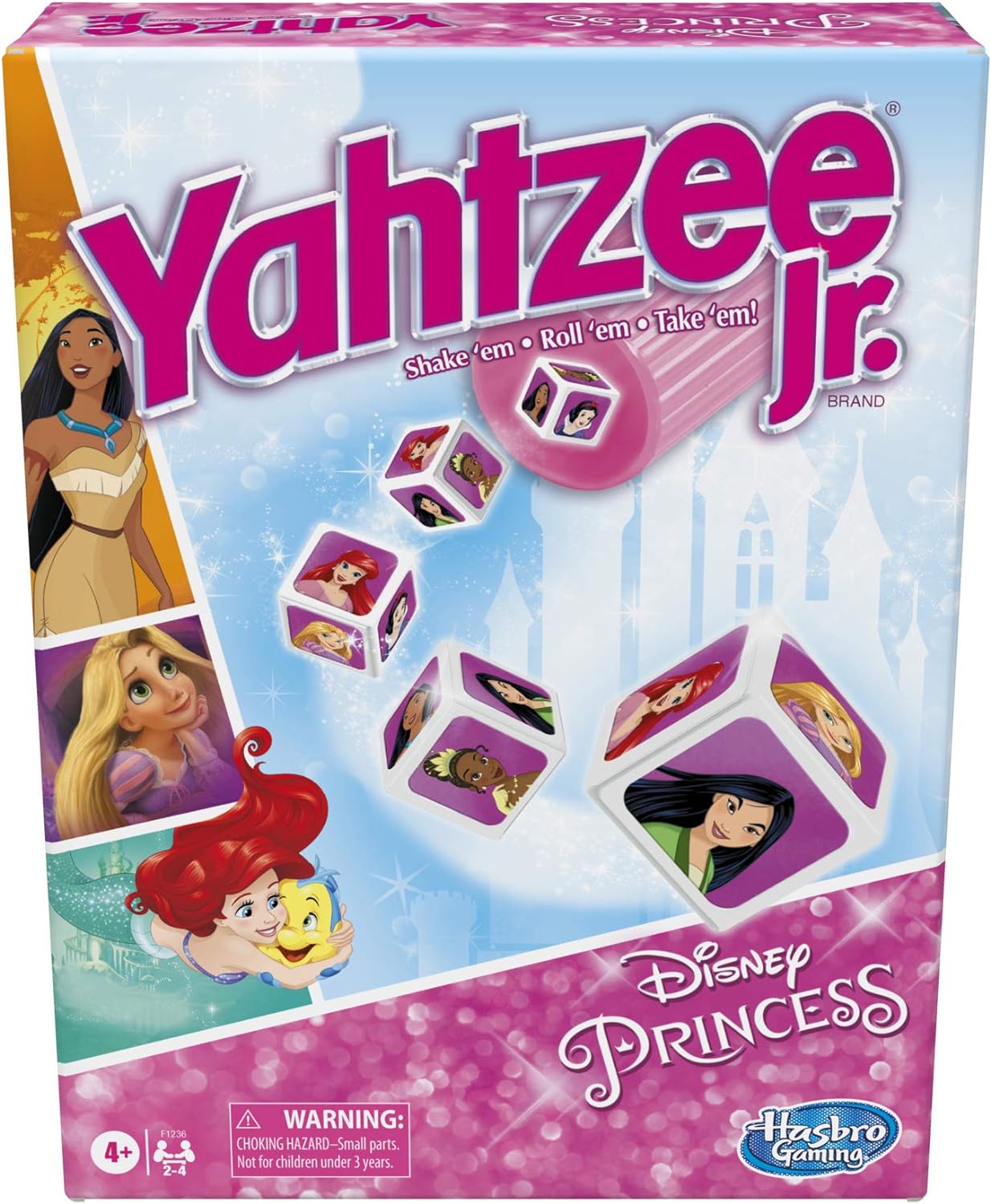 Detalle de Yahtzee Jr Disney Princess Board Game