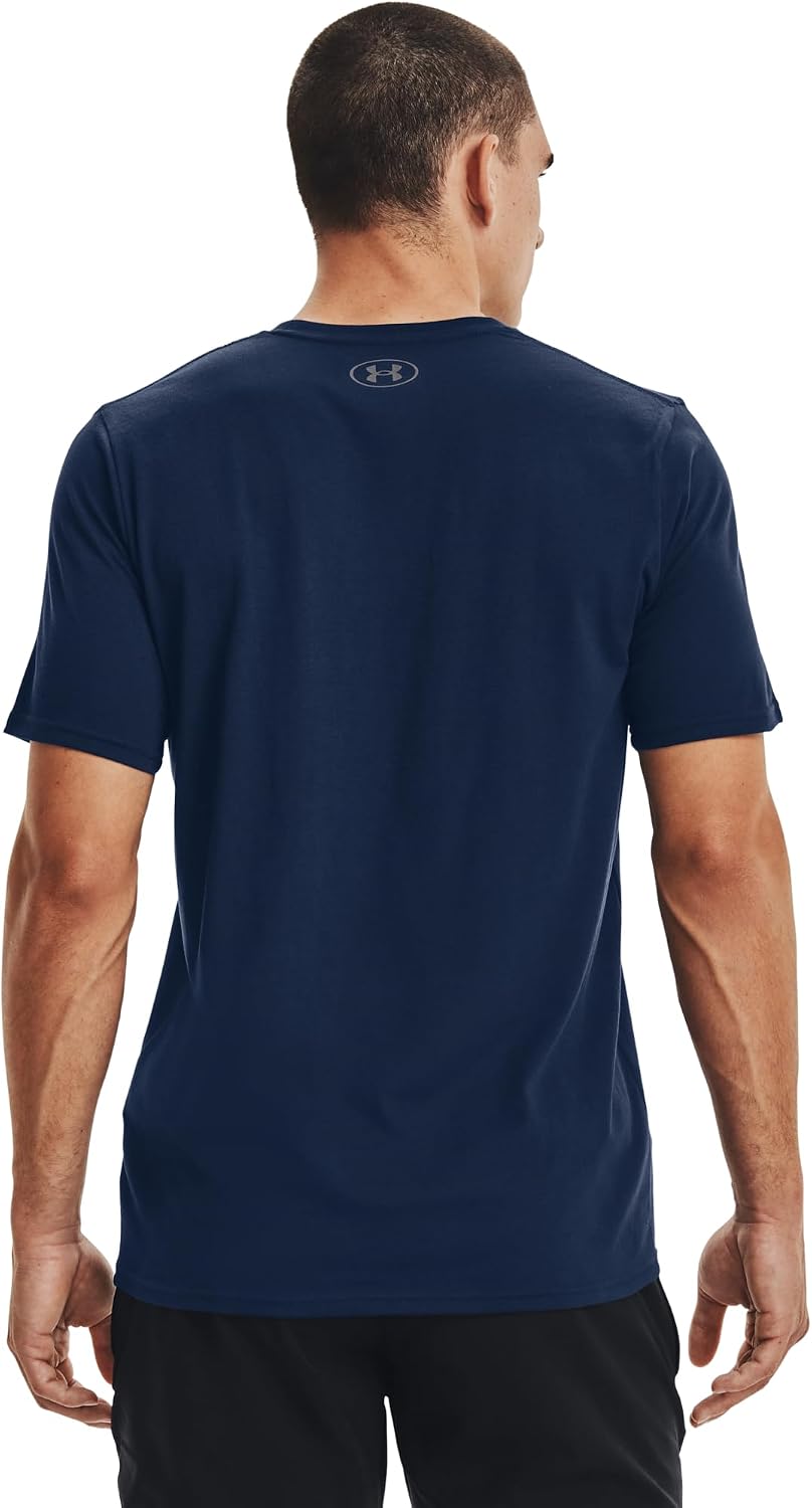 Detalle de Under Armour Men Sportstyle Left Chest T-Shirt – Super Soft, Easy Fit for Training