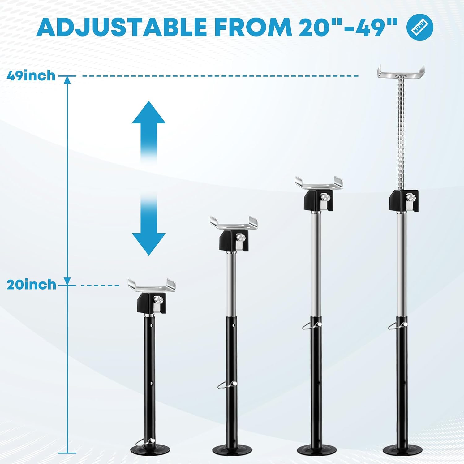 Detalle de Kohree 2-Pack RV Slide Out Supports: Heavy-Duty Stabilizers for Travel Trailers