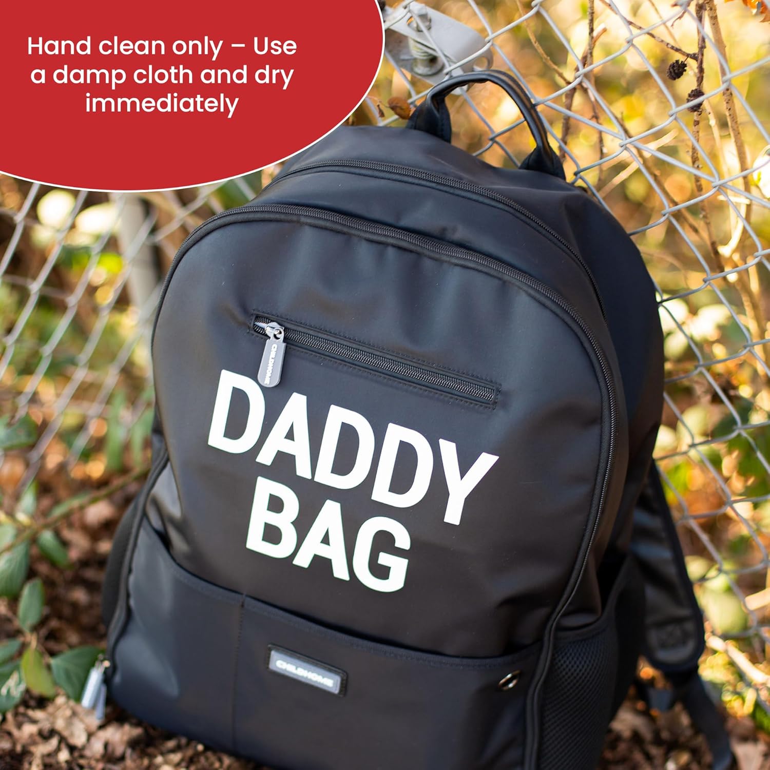 Thumbnail 5 de CHILDHOME Sac À Dos À Lange – Sac Voyage 35 L Noir, grande contenance, design belge
