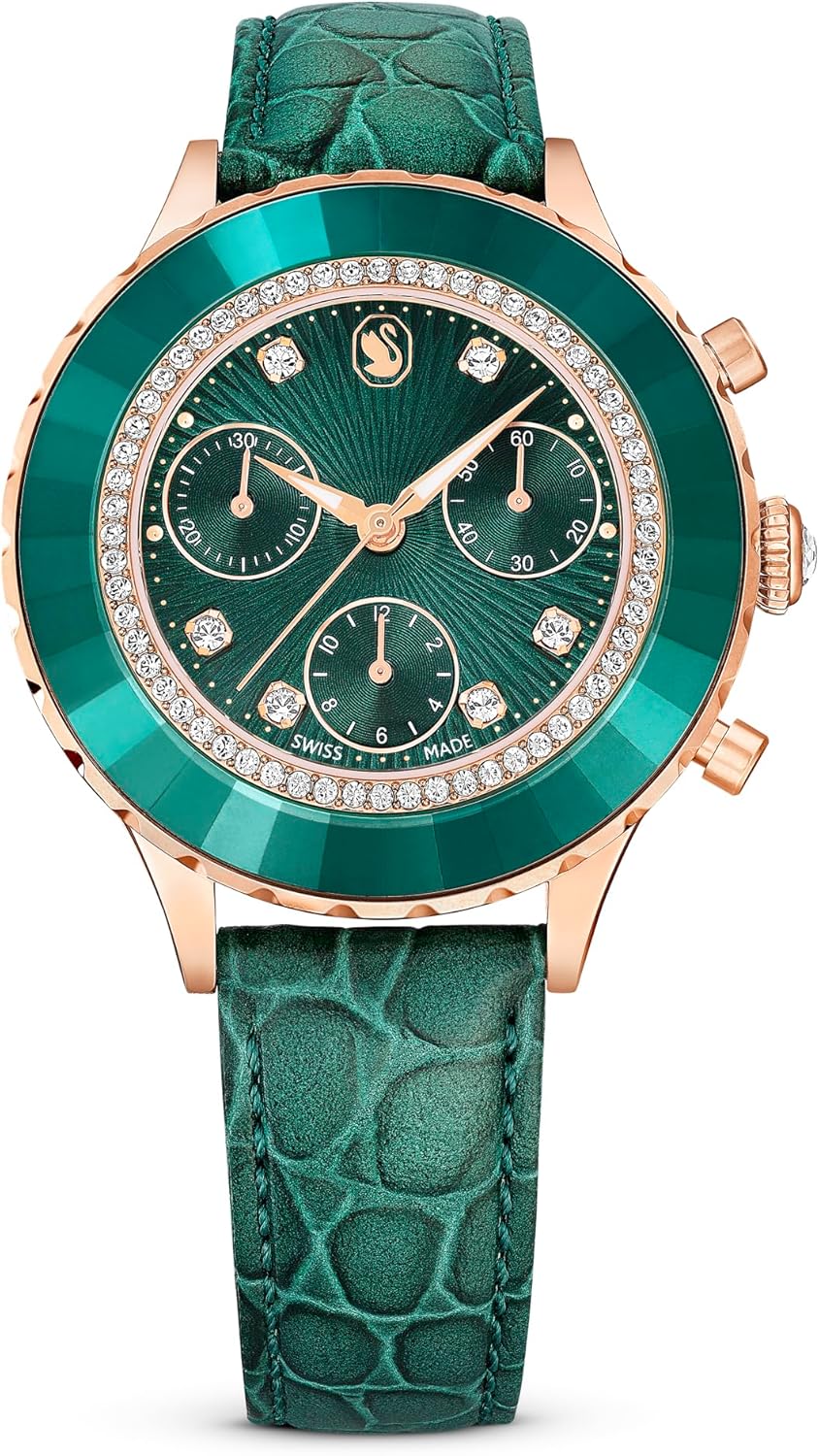 Detalle de Swarovski Octea Chrono Uhr Roségold 37 mm