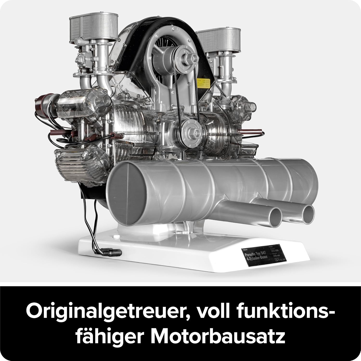 Thumbnail 1 de Franzis Porsche Carrera – funkcjonalny model silnika w skali 1:3, ponad 300 elementów