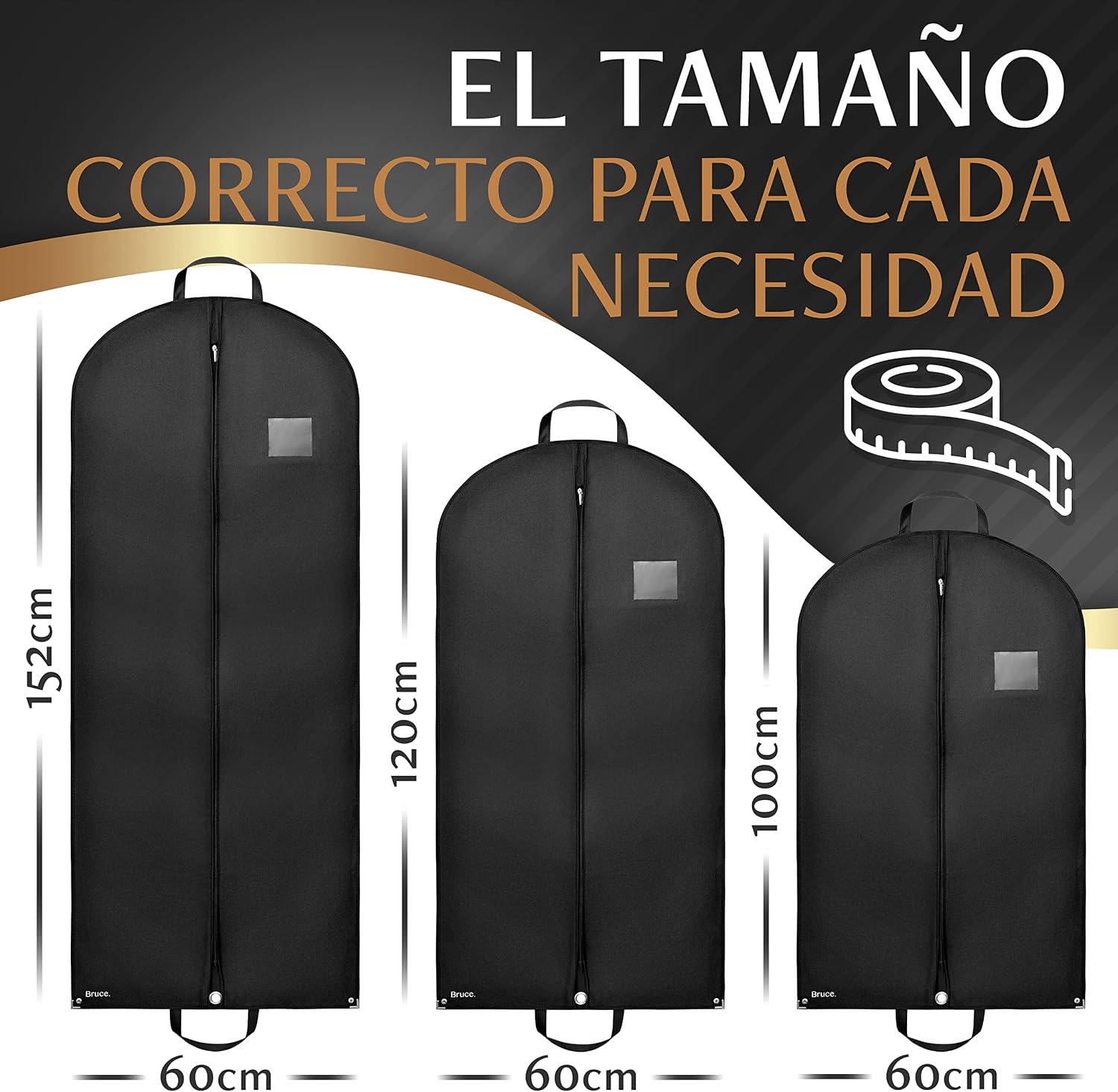 Thumbnail 5 de Bruce.® Fundas ropa armario 100x60 cm 7 unidades