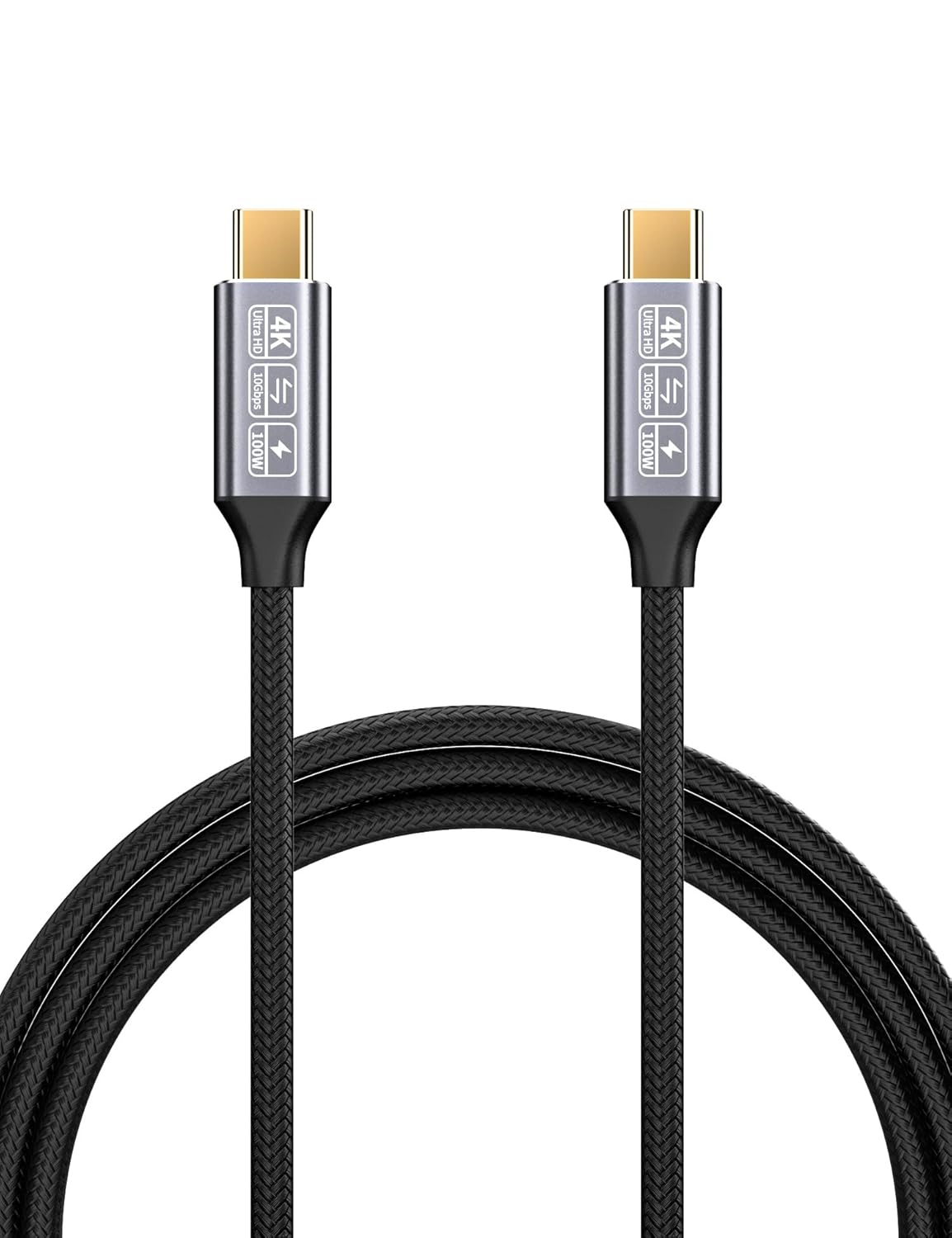 Thumbnail 6 de CAKOBLE USB-C to USB-C 3.1 Gen2 Cable (10Gbps, 100W PD, 4K@60Hz) – 2m USB-C charging and data lead