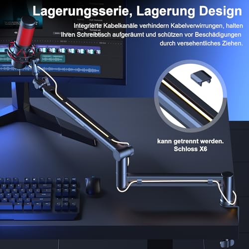 Thumbnail 6 de Aokeo AK-58 Mikrofonarm – flacher, stabiler Ständer mit vielseitiger Kompatibilität
