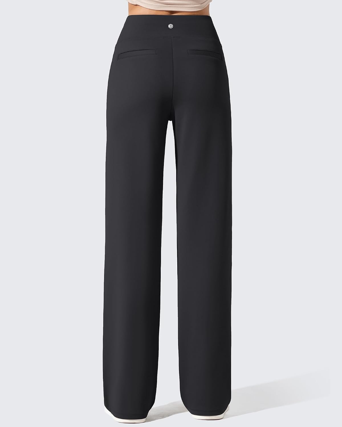 Detalle de G4Free EverGoing Fleece-Lined Wide-Leg Pants for Women, 4-Way Stretch